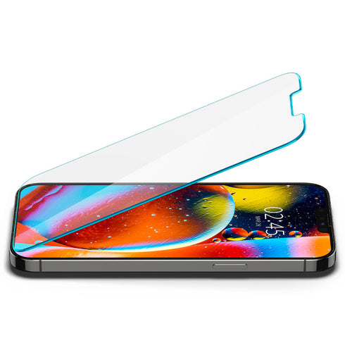 מגן מסך Spigen לאייפון 13 מסדרה GLAS.TR EZ Fit